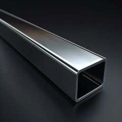 Труба квадратная нержавеющая зеркальная 10х10х1,5 AISI 304 длина 6м