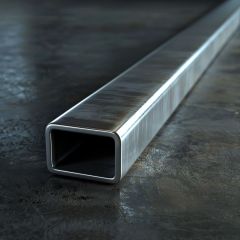 Труба прямоугольная нержавеющая матовая 60х30х3 AISI 304 длина 6м